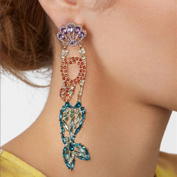 unbranded Jewelry - Crystal Mermaid Earrings